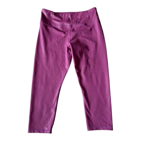 Zyia Active Womens Magenta Light & Tight High Rise Capri Size 14-16 - Picture 1 of 5